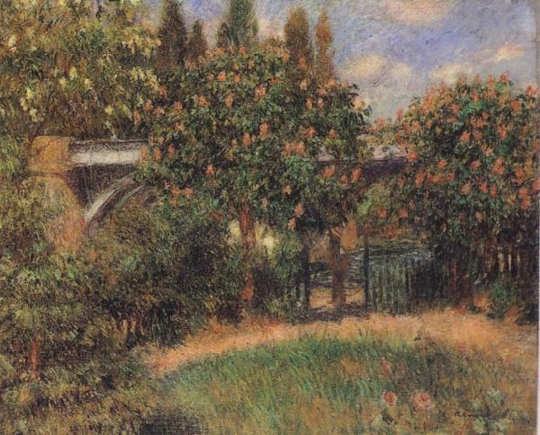 Pierre-Auguste Renoir Railway Bridge at Chatou china oil painting image